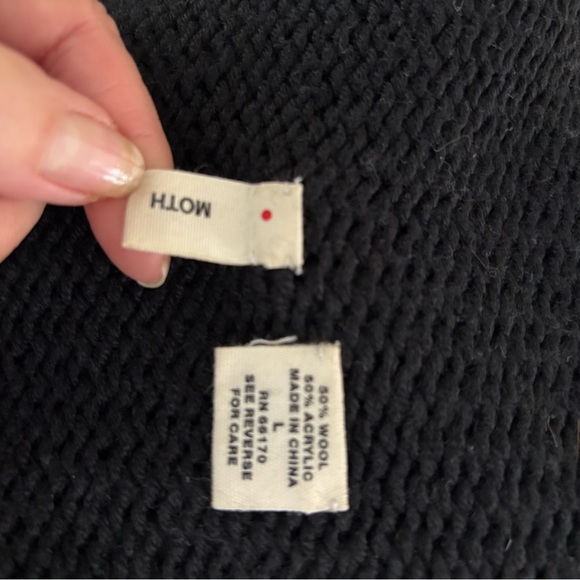 RARE Anthropologie Moth “Shooting Party” wool blend cable knit long cardigan - Picture 11 of 11